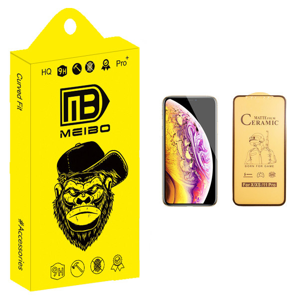 محافظ صفحه نمایش سرامیکی میبو مدل +MHD مناسب برای گوشی موبایل اپل iPhone XS