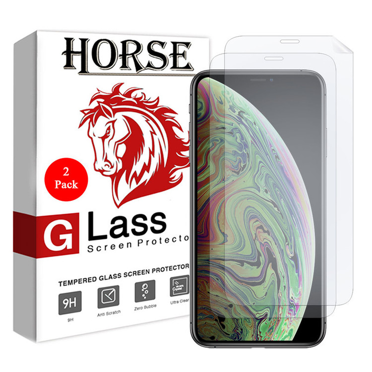 محافظ صفحه نمایش هورس مدل FSN مناسب برای گوشی موبایل اپل iPhone XS Max بسته دو عددی