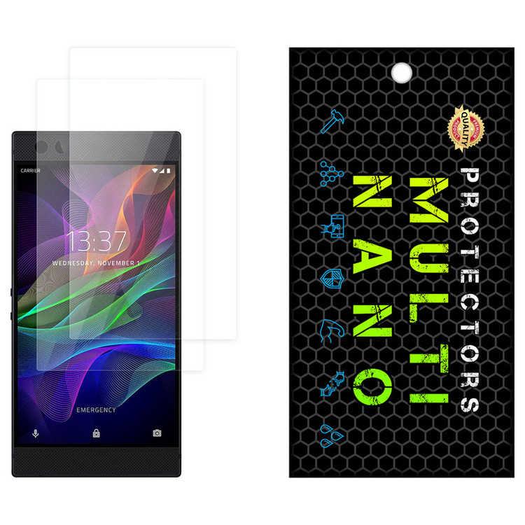 محافظ صفحه نمایش مولتی نانو مدل X-S2N مناسب برای گوشی موبایل ریزر Phone بسته دو عددی