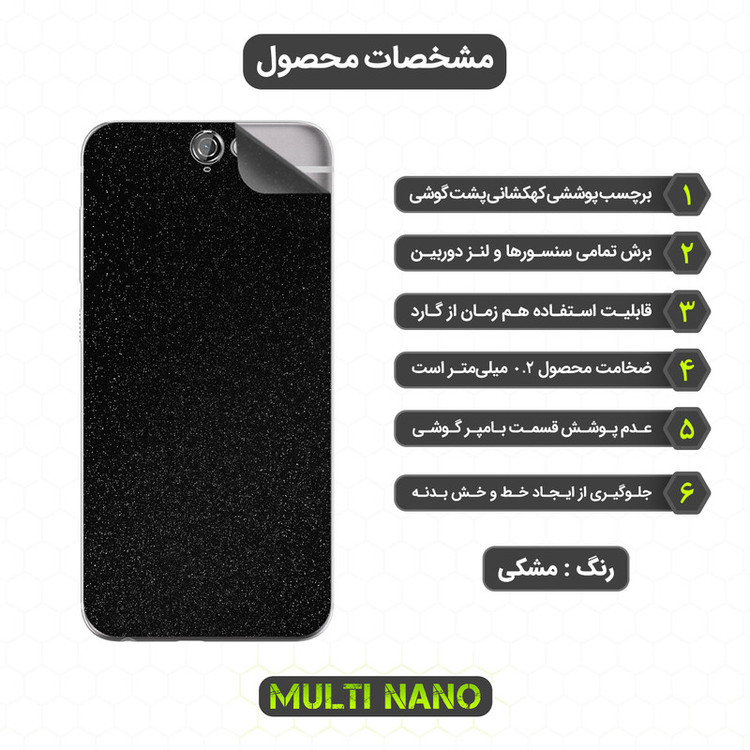 برچسب پوششی مولتی نانو مدل X-F1G مناسب برای گوشی موبایل اچ تی سی One A9