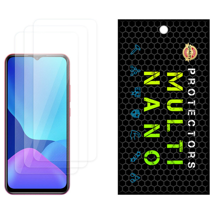محافظ صفحه نمایش مولتی نانو مدل X-S3N مناسب برای گوشی موبایل یولفون Note 10P بسته سه عددی