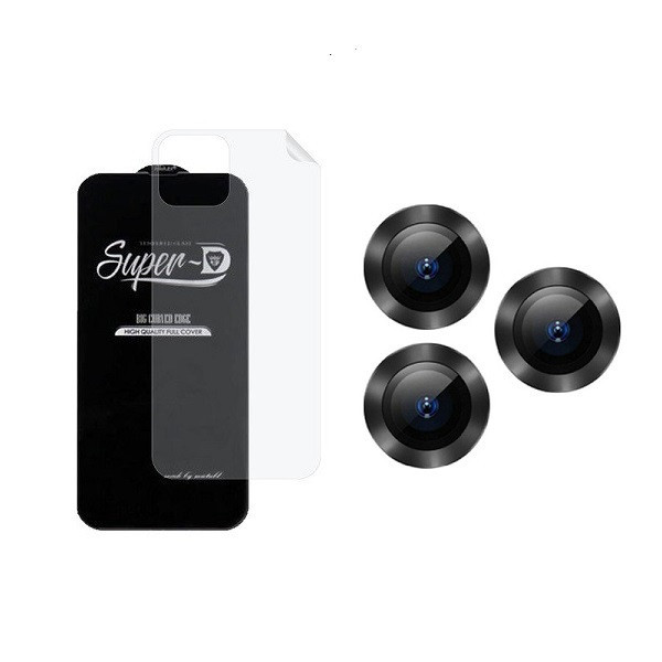 محافظ صفحه نمایش مدل 2SN-مناسب برای گوشی موبایل اپل iPhone 11 Pro Max به همراه محافظ پشت گوشی و محافظ لنز دوربین