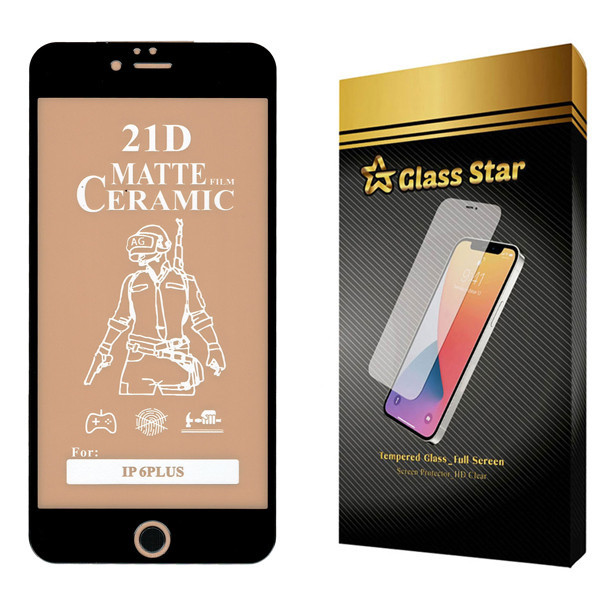 محافظ صفحه نمایش سرامیکی مات گلس استار مدل CAGA مناسب برای گوشی موبایل اپل iPhone 6 Plus