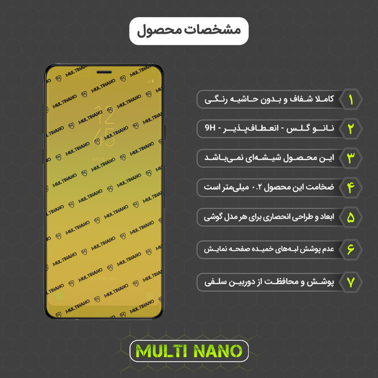 محافظ صفحه نمایش مولتی نانو مدل X-S3N مناسب برای گوشی موبایل سامسونگ Galaxy A8 Star بسته سه عددی
