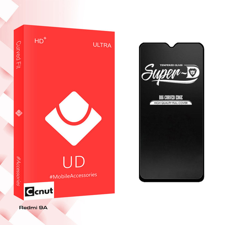 محافظ صفحه نمایش شیشه ای کوکونات مدل UD Ultra Super-D مناسب برای گوشی موبایل شیائومی Redmi 9A