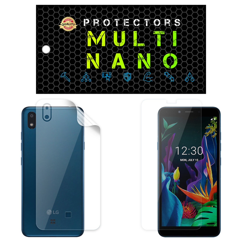 محافظ صفحه نمایش مولتی نانو مدل X-SFT مناسب برای گوشی موبایل ال جی K20 2019 به همراه محافظ پشت