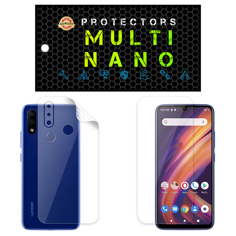 محافظ صفحه نمایش مولتی نانو مدل X-SFT مناسب برای گوشی موبایل لنوو A6 Note به همراه محافظ پشت