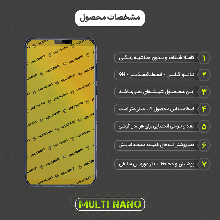محافظ صفحه نمایش مولتی نانو مدل X-SFT مناسب برای گوشی موبایل لنوو K5 Note 2018 به همراه محافظ پشت