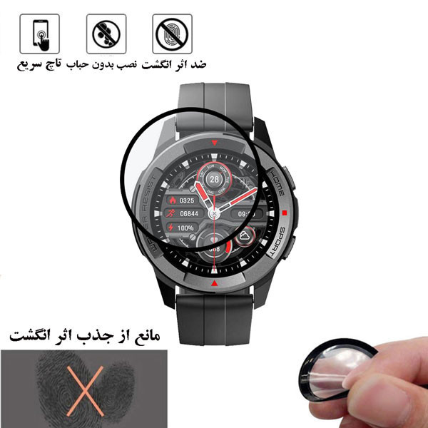 محافظ صفحه نمایش نانو هورس مدل PMMAWH مناسب برای ساعت هوشمند شیائومی Mibro X1