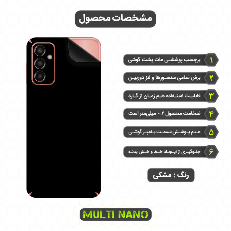 برچسب پوششی مولتی نانو مدل X-F1M مناسب برای گوشی موبایل سامسونگ Galaxy M13