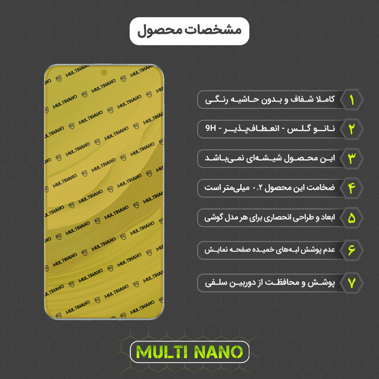محافظ صفحه نمایش مولتی نانو مدل X-SFT مناسب برای گوشی موبایل هوآوی Mate 60 به همراه محافظ پشت