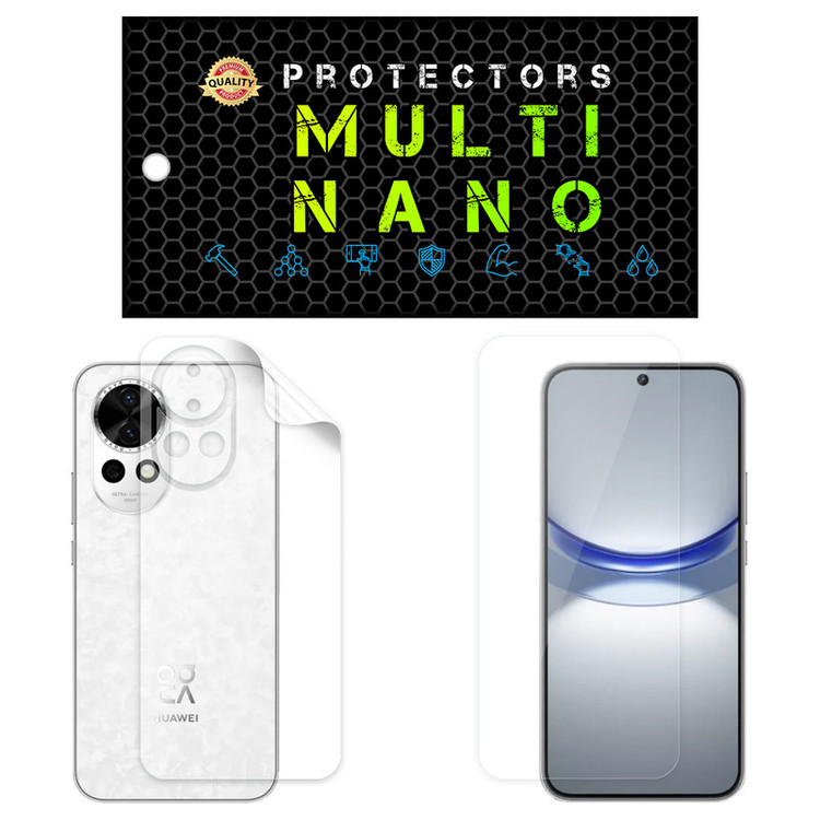 محافظ صفحه نمایش مولتی نانو مدل X-SFT مناسب برای گوشی موبایل هوآوی nova 12 به همراه محافظ پشت