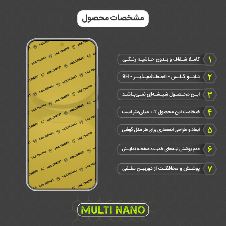 محافظ صفحه نمایش مولتی نانو مدل X-SFT مناسب برای گوشی موبایل هوآوی nova 12 به همراه محافظ پشت