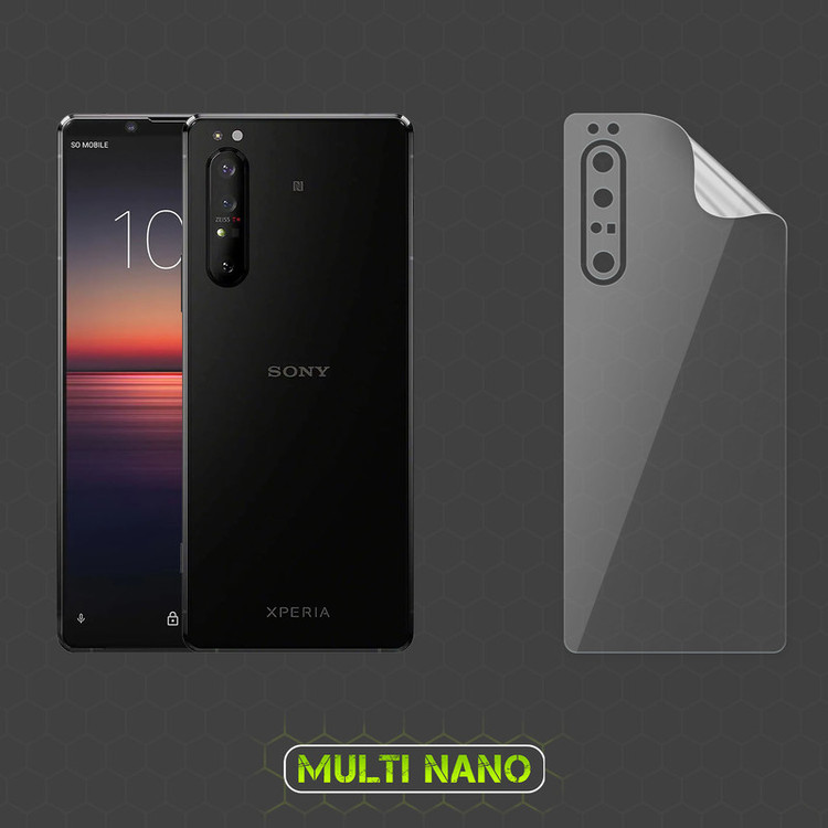 محافظ صفحه نمایش مولتی نانو مدل X-SFT مناسب برای گوشی موبایل سونی Xperia 1 II به همراه محافظ پشت گوشی