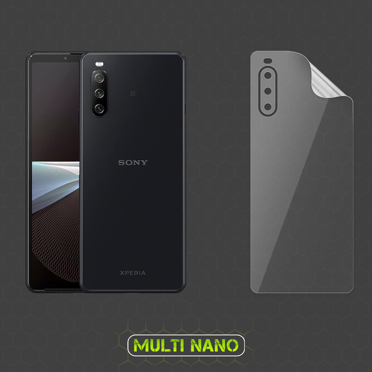 محافظ صفحه نمایش مولتی نانو مدل X-SFT مناسب برای گوشی موبایل سونی Xperia 10 III Lite به همراه محافظ پشت