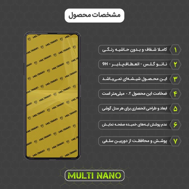 محافظ صفحه نمایش مولتی نانو مدل X-SFT مناسب برای گوشی موبایل سونی Xperia 10 III Lite به همراه محافظ پشت