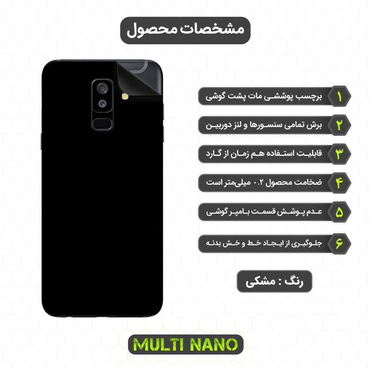 برچسب پوششی مولتی نانو مدل X-F1M مناسب برای گوشی موبایل سامسونگ Galaxy A9 Star Lite
