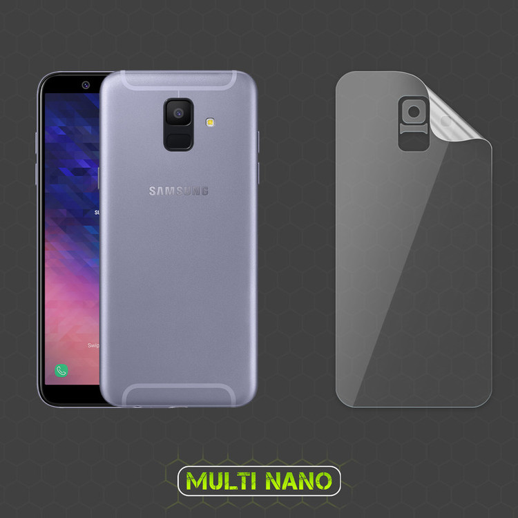 محافظ صفحه نمایش مولتی نانو مدل X-SFT مناسب برای گوشی موبایل سامسونگ Galaxy A6 2018 به همراه محافظ پشت گوشی