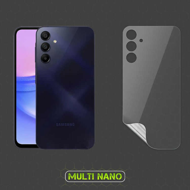 محافظ صفحه نمایش مولتی نانو مدل X-SFT مناسب برای گوشی موبایل سامسونگ Galaxy A15 به همراه محافظ پشت گوشی