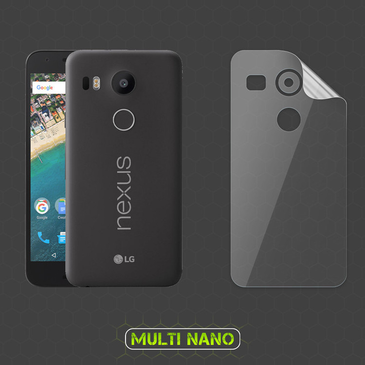 محافظ صفحه نمایش مولتی نانو مدل X-SFT مناسب برای گوشی موبایل ال جی Nexus 5X به همراه محافظ پشت