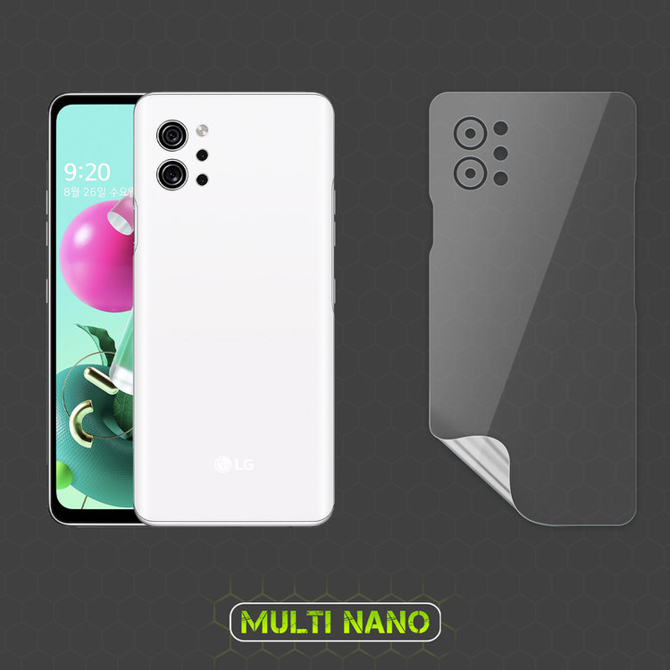 محافظ صفحه نمایش مولتی نانو مدل X-SFT مناسب برای گوشی موبایل ال جی Q92 5G به همراه محافظ پشت