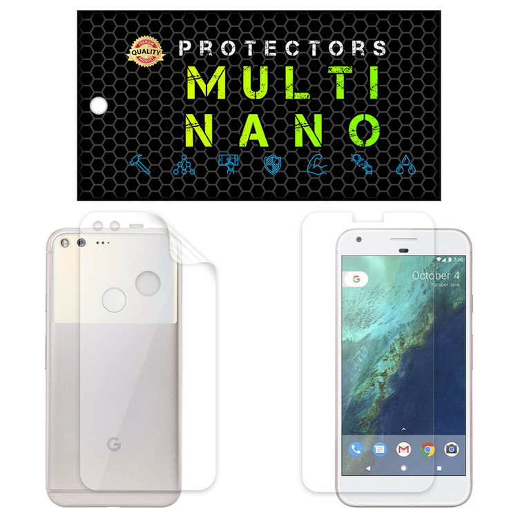 محافظ صفحه نمایش مولتی نانو مدل X-SFT مناسب برای گوشی موبایل گوگل Pixel XL به همراه محافظ پشت