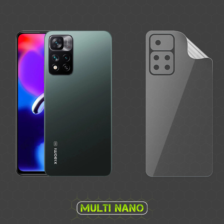 محافظ صفحه نمایش مولتی نانو مدل X-SFT مناسب برای گوشی موبایل شیائومی 11i Hyper Charge 5G به همراه محافظ پشت