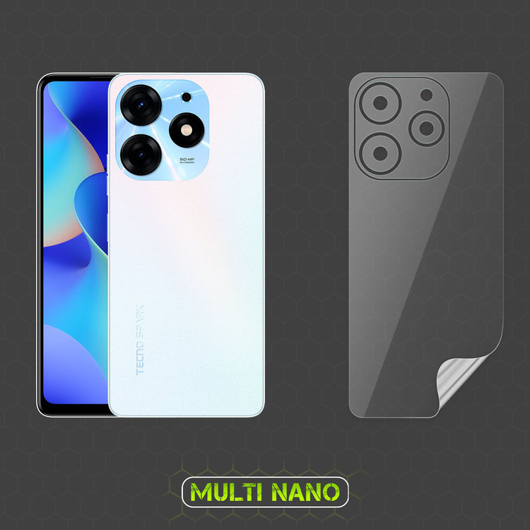 محافظ صفحه نمایش مولتی نانو مدل X-SFT مناسب برای گوشی موبایل تکنو Spark 10 Pro به همراه محافظ پشت
