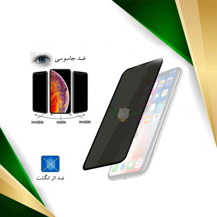 محافظ صفحه نمایش سرامیکی حریم شخصی تراستکتور مدل PRCTA مناسب برای گوشی موبایل سامسونگ Galaxy M21 2021