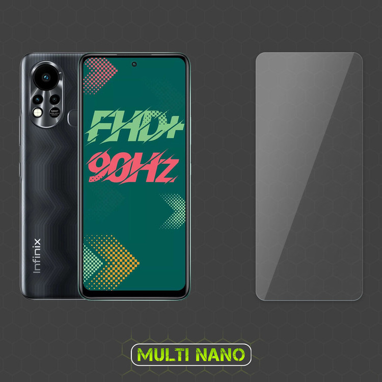 محافظ صفحه نمایش مولتی نانو مدل X-SFT مناسب برای گوشی موبایل انفینیکس Hot 11S به همراه محافظ پشت