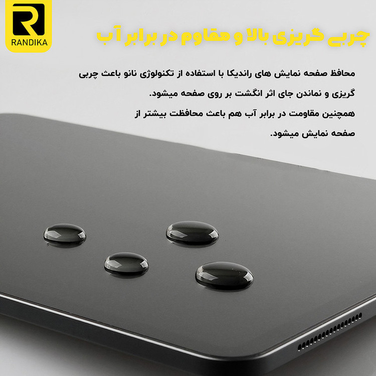 محافظ صفحه نمایش سرامیکی راندیکا مدل RK مناسب برای گوشی موبایل اپل iPhone 6s Plus