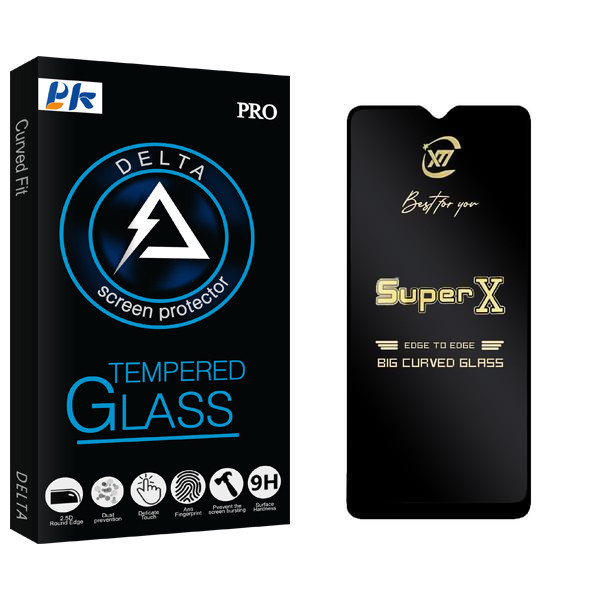 محافظ صفحه نمایش پی کی مدل Delta SuperX مناسب برای گوشی موبایل سامسونگ Galaxy A12 / A12 Nacho / A02 / A02s