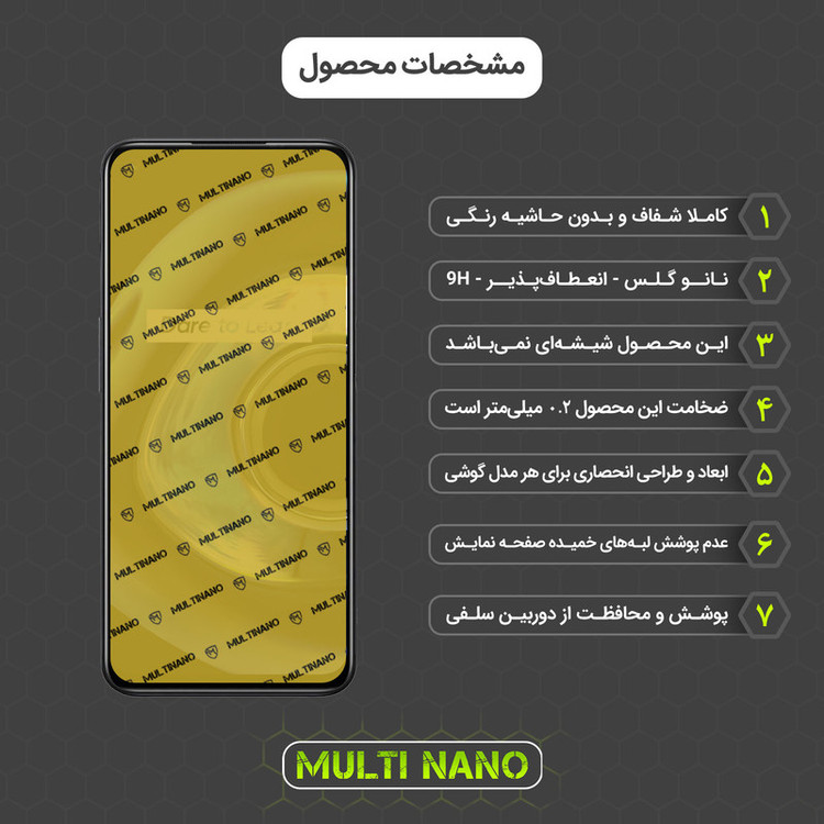 محافظ صفحه نمایش مولتی نانو مدل X-SFC مناسب برای گوشی موبایل ریلمی Q3 5G به همراه برچسب پوششی