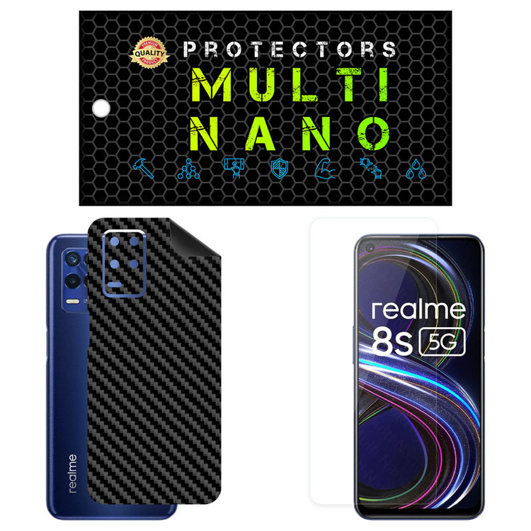 محافظ صفحه نمایش مولتی نانو مدل X-SFC مناسب برای گوشی موبایل ریلمی 8s 5G به همراه برچسب پوششی