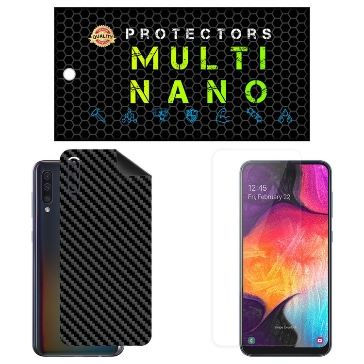 محافظ صفحه نمایش مولتی نانو مدل X-SFC مناسب برای گوشی موبایل سامسونگ Galaxy A50 به همراه برچسب پوششی
