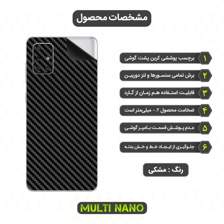 محافظ صفحه نمایش مولتی نانو مدل X-SFC مناسب برای گوشی موبایل سامسونگ Galaxy A71 به همراه برچسب پوششی