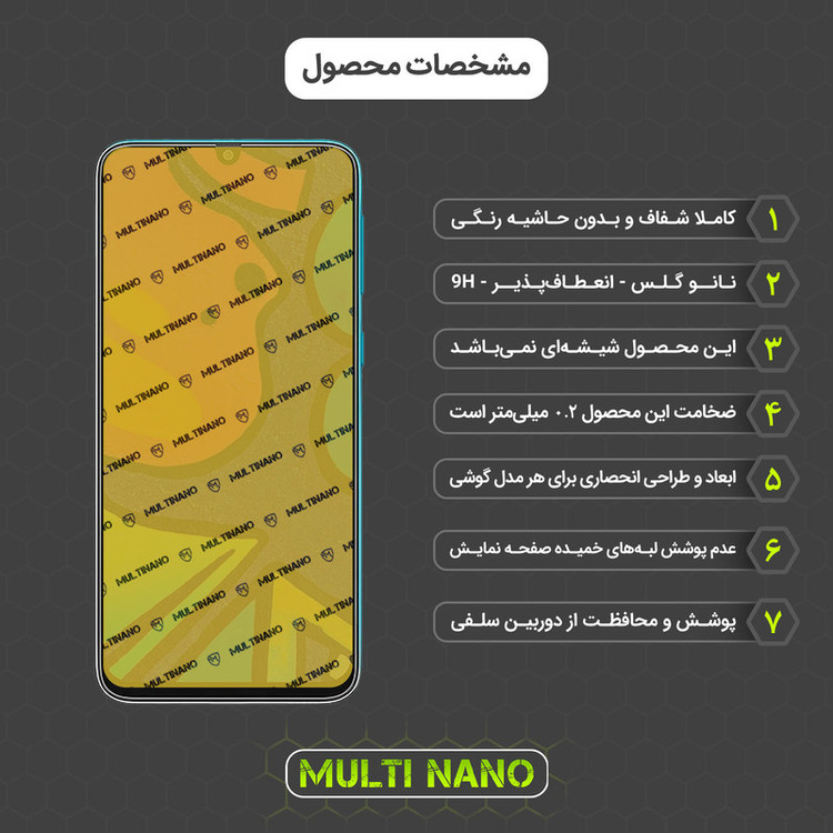 محافظ صفحه نمایش مولتی نانو مدل X-SFC مناسب برای گوشی موبایل سامسونگ Galaxy M21S به همراه برچسب پوششی