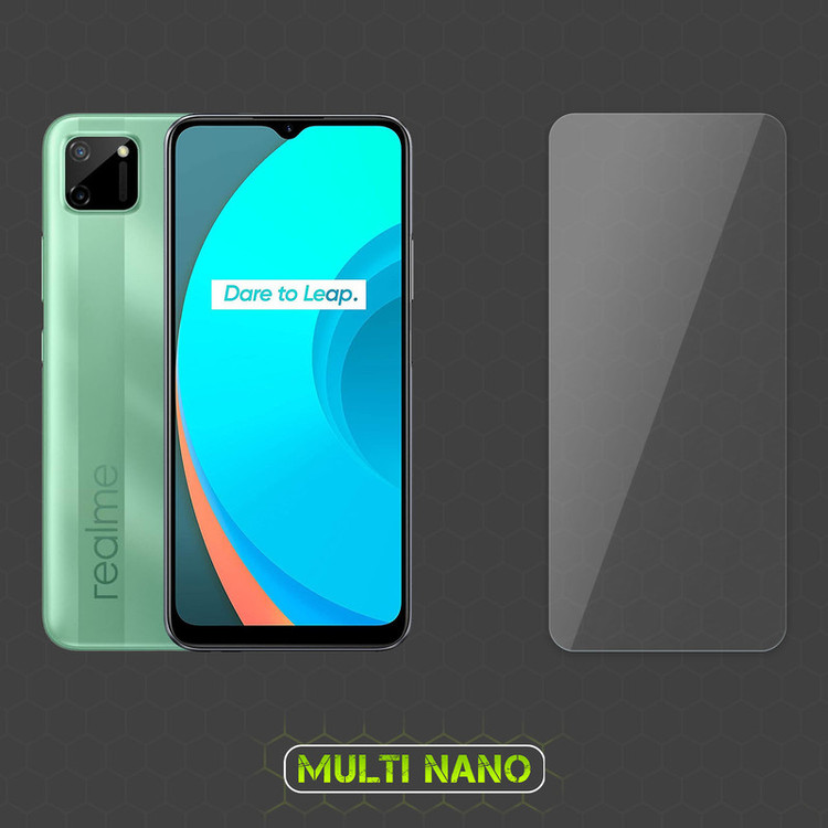 محافظ صفحه نمایش مولتی نانو مدل X-SFC مناسب برای گوشی موبایل ریلمی C11 به همراه برچسب پوششی