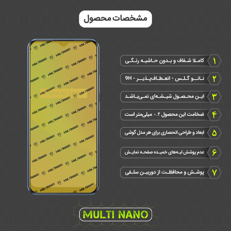 محافظ صفحه نمایش مولتی نانو مدل X-SFC مناسب برای گوشی موبایل ریلمی C25s به همراه برچسب پوششی
