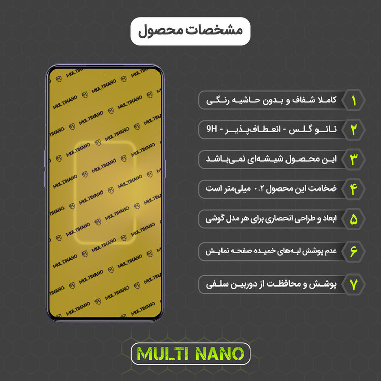 محافظ صفحه نمایش مولتی نانو مدل X-SFC مناسب برای گوشی موبایل ریلمی GT3 به همراه برچسب پوششی