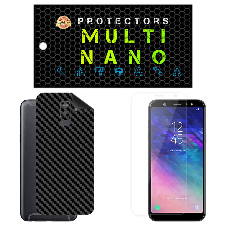 محافظ صفحه نمایش مولتی نانو مدل X-SFC مناسب برای گوشی موبایل سامسونگ Galaxy A6 Plus 2018 به همراه برچسب پوششی