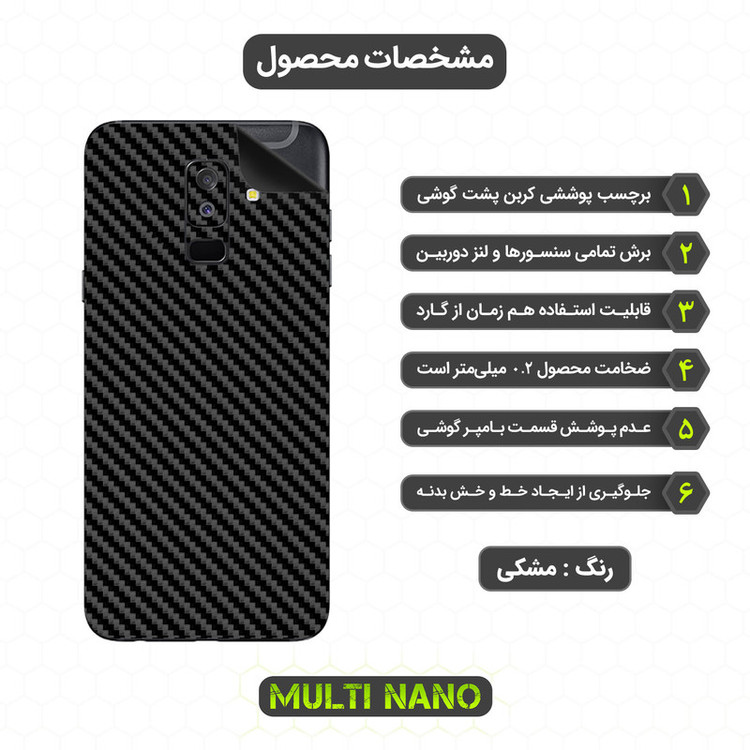 محافظ صفحه نمایش مولتی نانو مدل X-SFC مناسب برای گوشی موبایل سامسونگ Galaxy A6 Plus 2018 به همراه برچسب پوششی