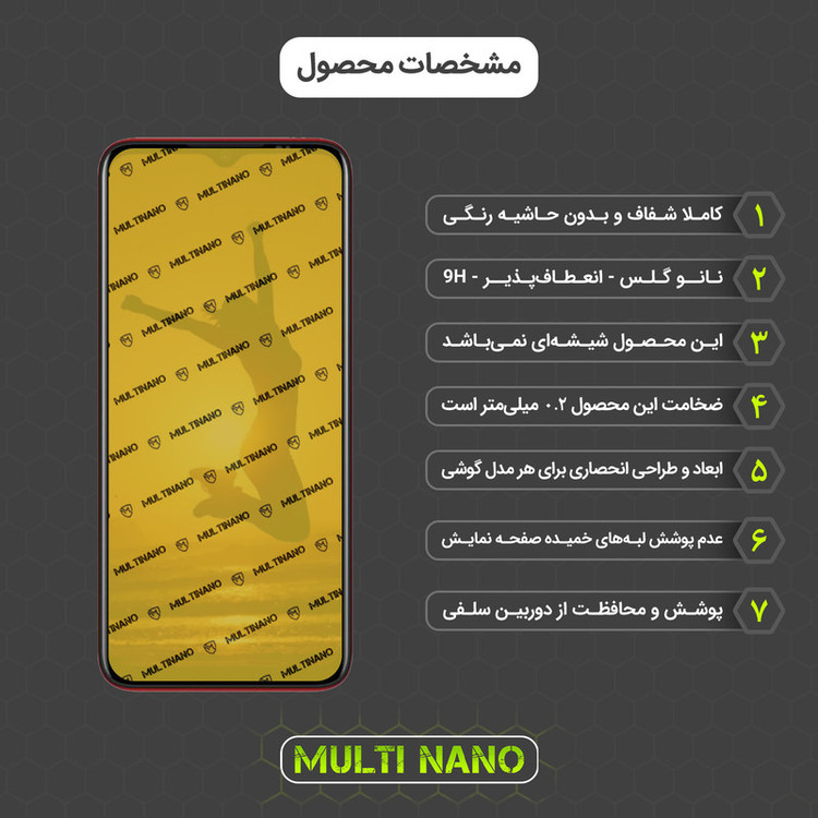 محافظ صفحه نمایش مولتی نانو مدل X-S3N مناسب برای گوشی موبایل جیونی Max Pro بسته سه عددی
