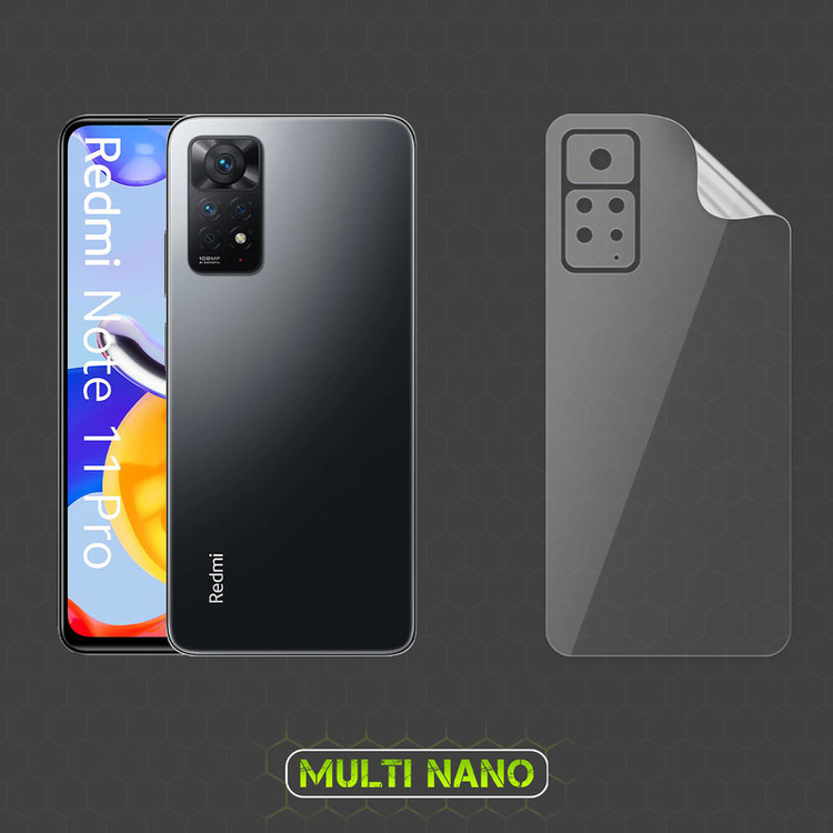 محافظ صفحه نمایش مولتی نانو مدل X-SFT مناسب برای گوشی موبایل شیائومی Redmi Note 11E Pro به همراه محافظ پشت