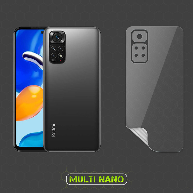 محافظ صفحه نمایش مولتی نانو مدل X-SFT مناسب برای گوشی موبایل شیائومی Redmi Note 11 به همراه محافظ پشت