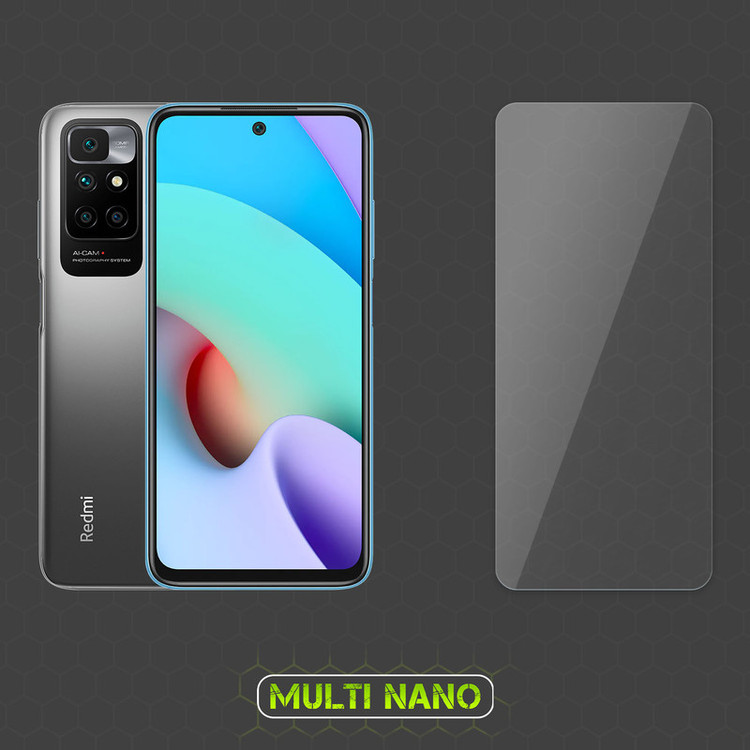 محافظ صفحه نمایش مولتی نانو مدل X-SFT مناسب برای گوشی موبایل شیائومی Redmi 10 به همراه محافظ پشت