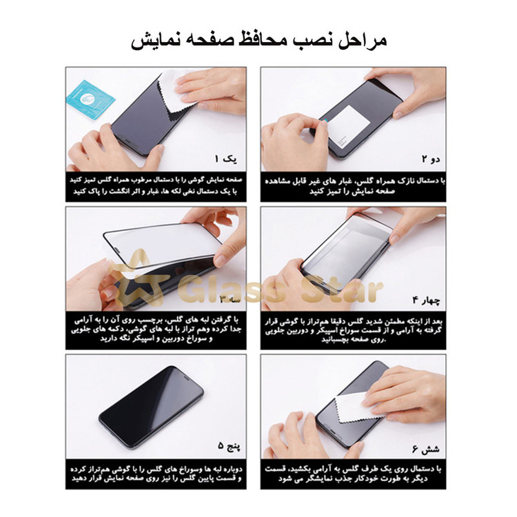 محافظ صفحه نمایش گلس استار مدل SUPERPLUSS مناسب برای گوشی موبایل شیائومی Redmi Note 11 Pro / Redmi Note 10 Pro / Redmi K40 Pro