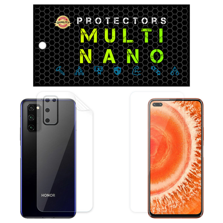 محافظ صفحه نمایش مولتی نانو مدل X-SFT مناسب برای گوشی موبایل آنر V30 به همراه محافظ پشت