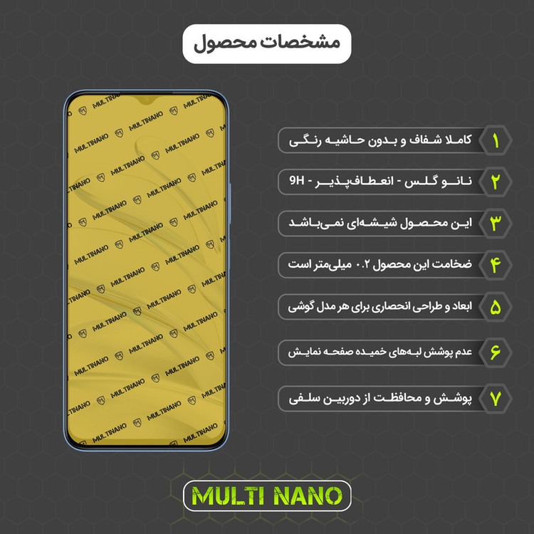 محافظ صفحه نمایش مولتی نانو مدل X-SFT مناسب برای گوشی موبایل آنر 6X به همراه محافظ پشت