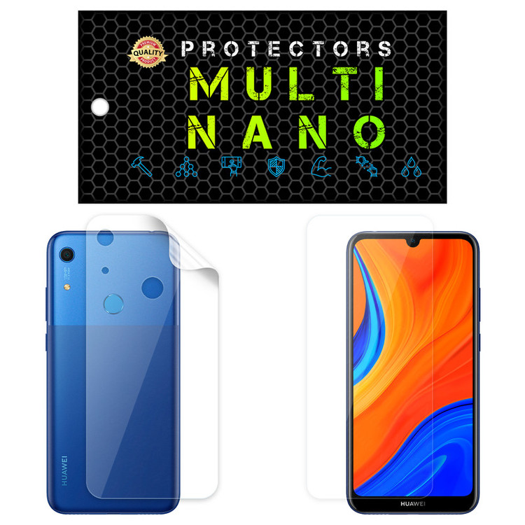 محافظ صفحه نمایش مولتی نانو مدل X-SFT مناسب برای گوشی موبایل هوآوی Y6S به همراه محافظ پشت